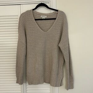 Rachel Zoe size medium taupe sweater